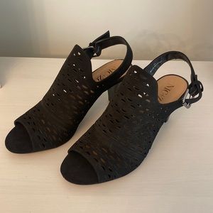Nic and Zoe cut out heeled sandal